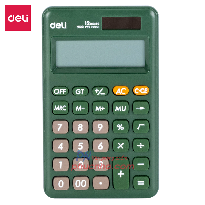 Máy tính Deli M120 (bỏ túi) 12 số - Deli EM120