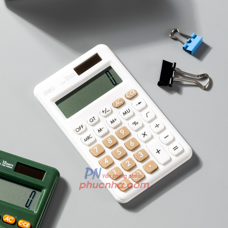 Máy tính Deli M120 (bỏ túi) 12 số - Deli EM120