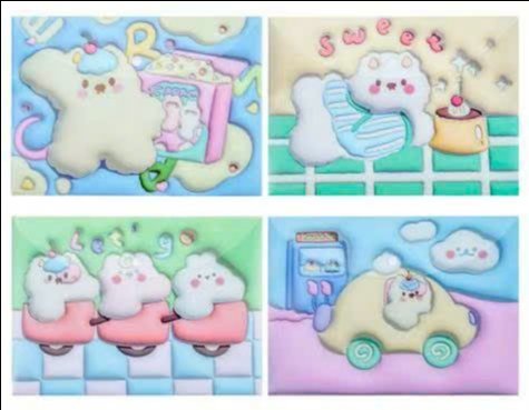 Bìa nút hình A4 nhiều mẫu (12 cái/ xấp mix mẫu)