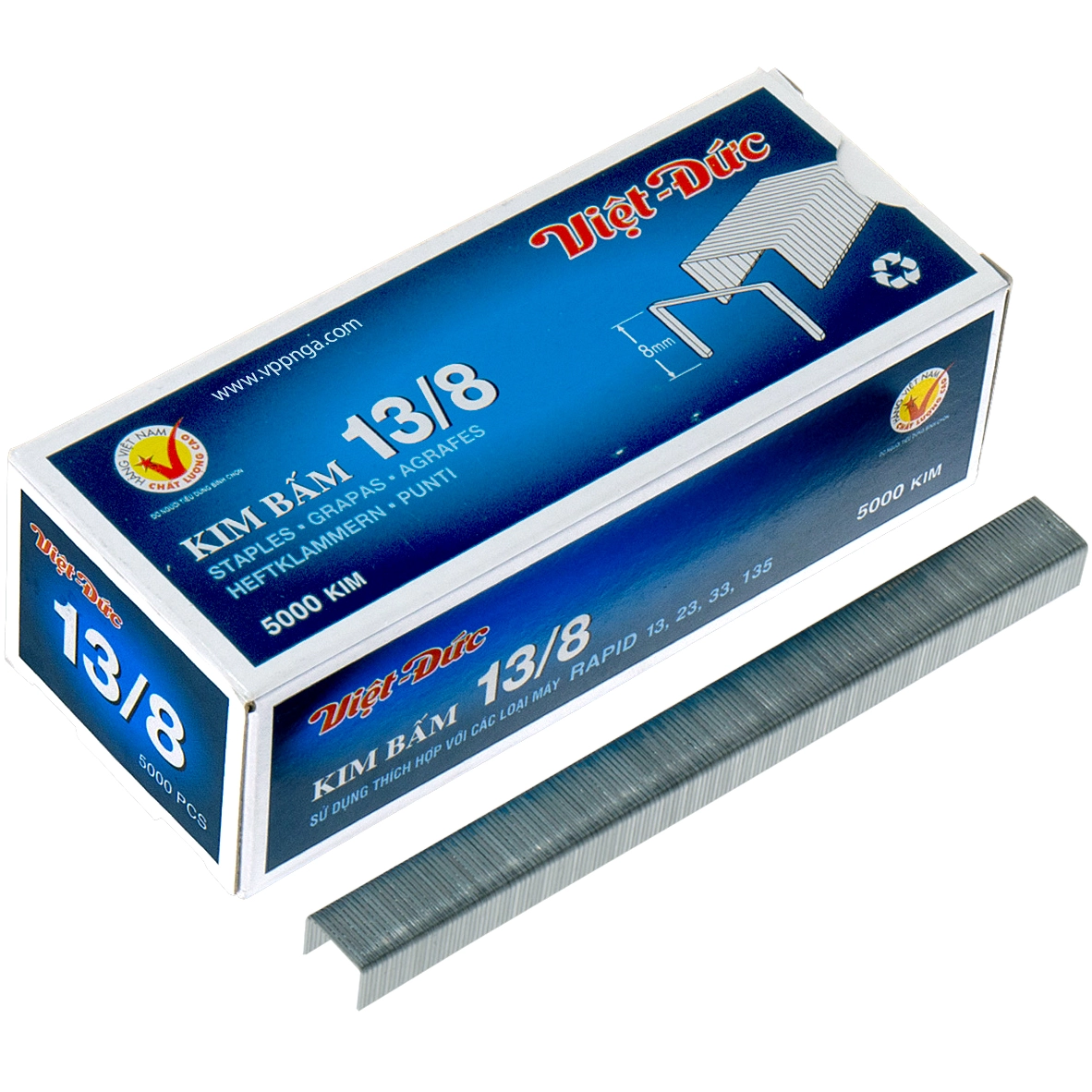 Đinh công nghiệp, kim bấm gỗ 13/8 Việt Đức