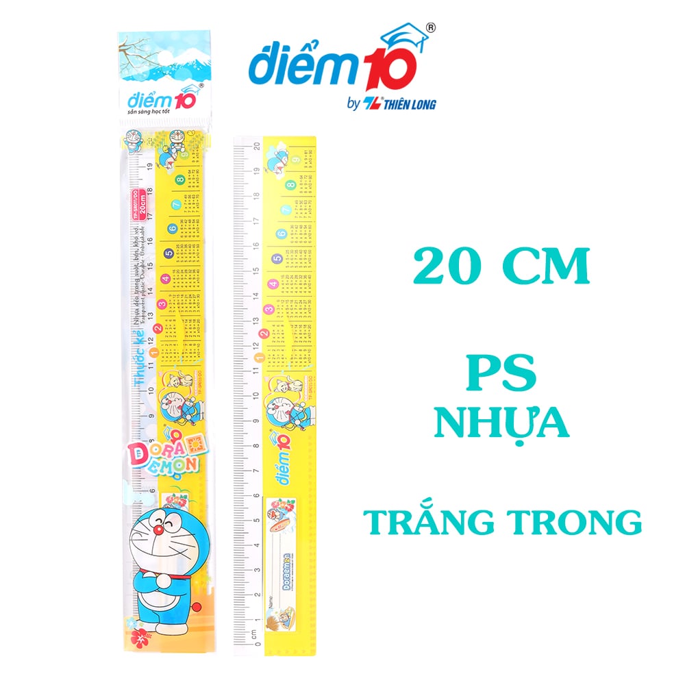 Thước kẻ Thiên Long TP-SR011/DO Doremon 20cm (200)