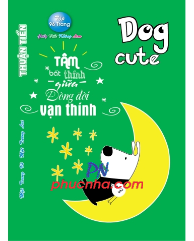 Tập HS Thuận Tiến Dog cute 96tr 80gsm caro 4 ô ly (10/120)