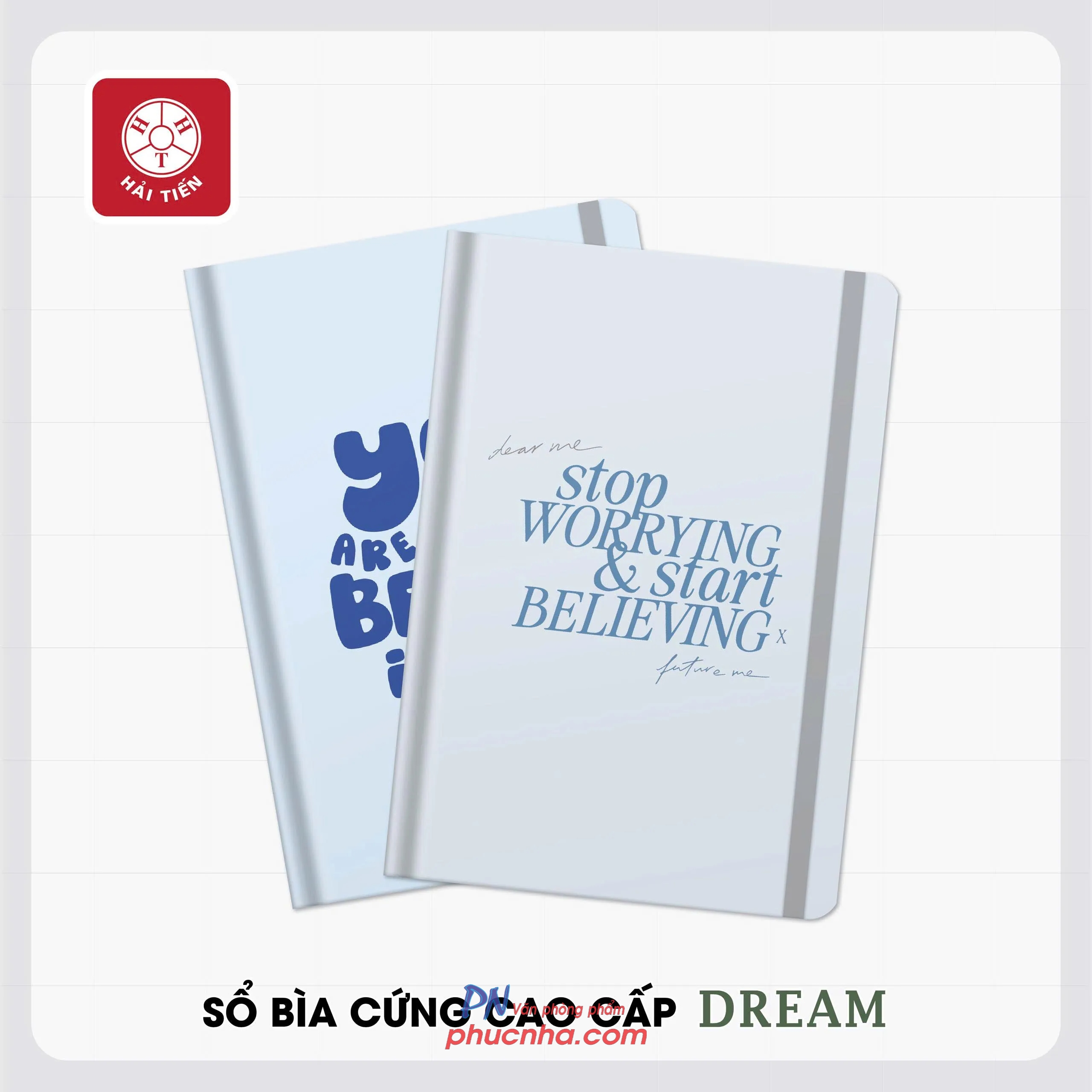 Sổ bìa cứng Hải Tiến 7871 Dream5 135x195mm 100gsm dòng kẻ chấm dot grid