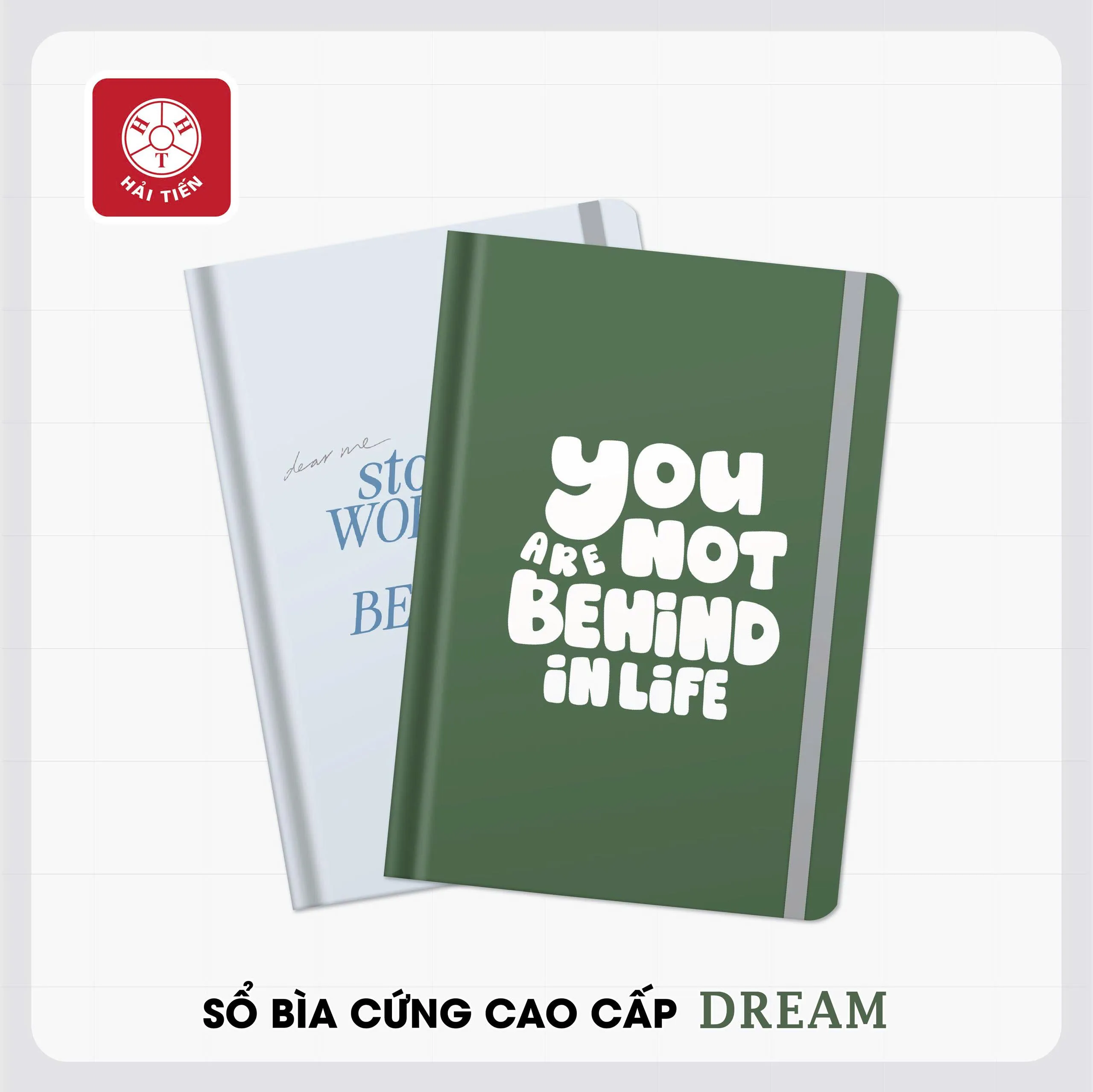 Sổ bìa cứng Hải Tiến Dream 5 9561 13.5x195mm 160 trang 100gsm - Kẻ caro (56)
