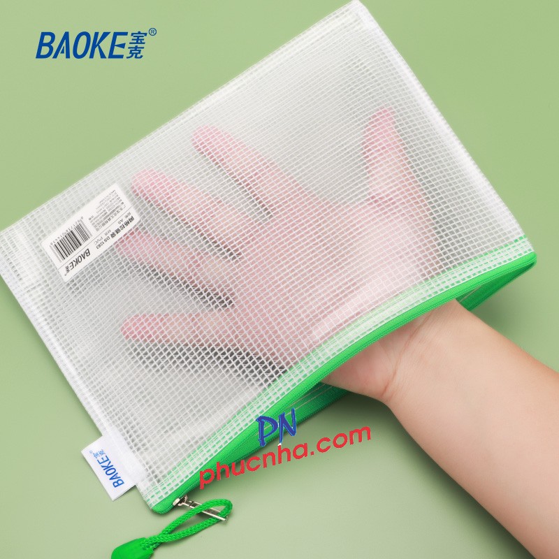 Túi nhựa dẻo ép chỉ lưới Baoke DS1282 (A4) (10)