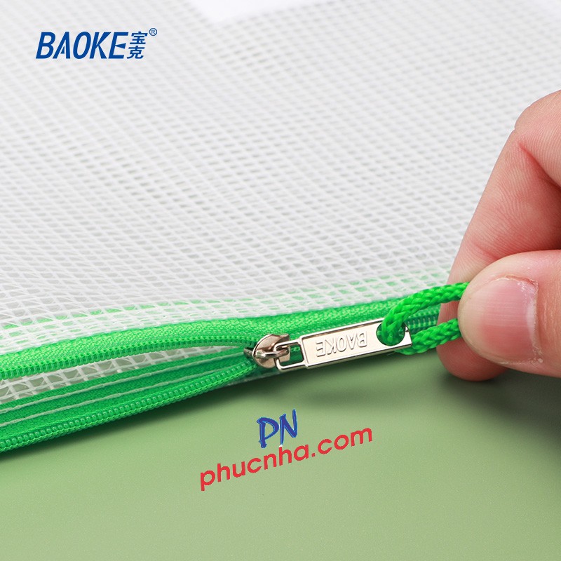 Túi nhựa dẻo ép chỉ lưới Baoke DS1282 (A4) (10)