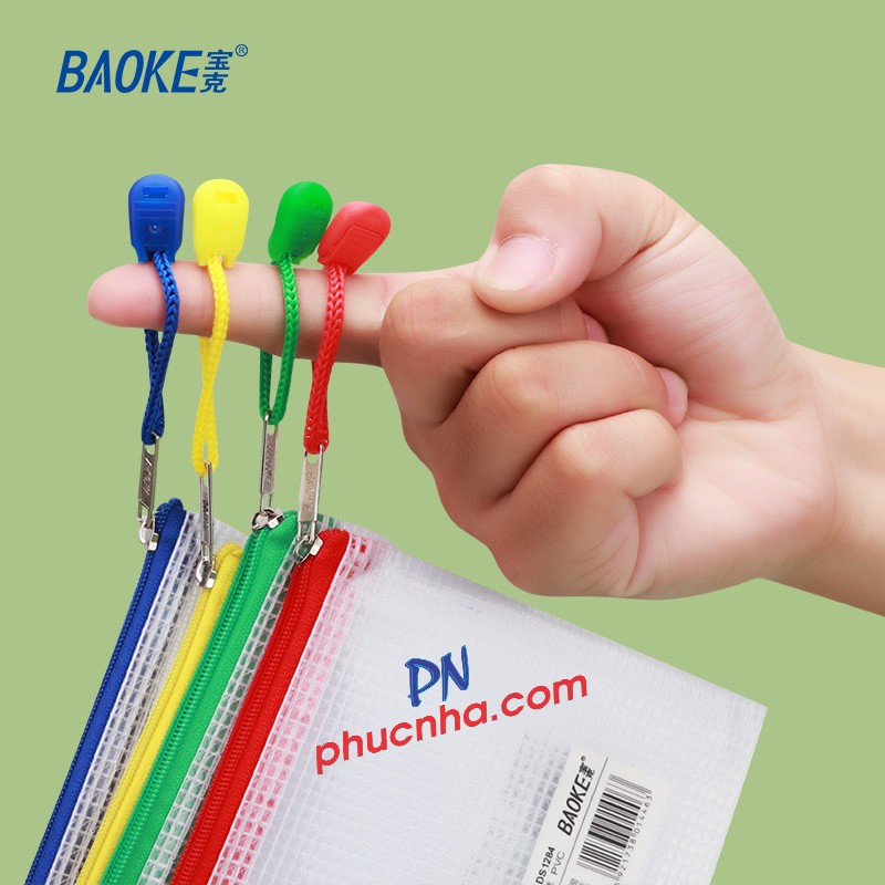 Túi nhựa dẻo ép chỉ lưới Baoke DS1282 (A4) (10)