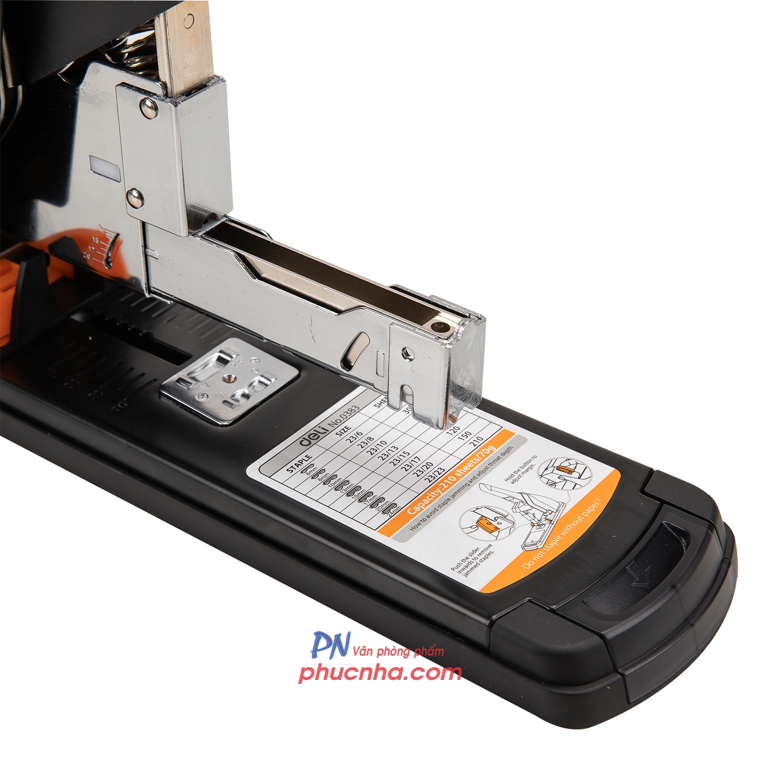Bấm kim đại trợ lực 23/23 210 tờ Deli 0383