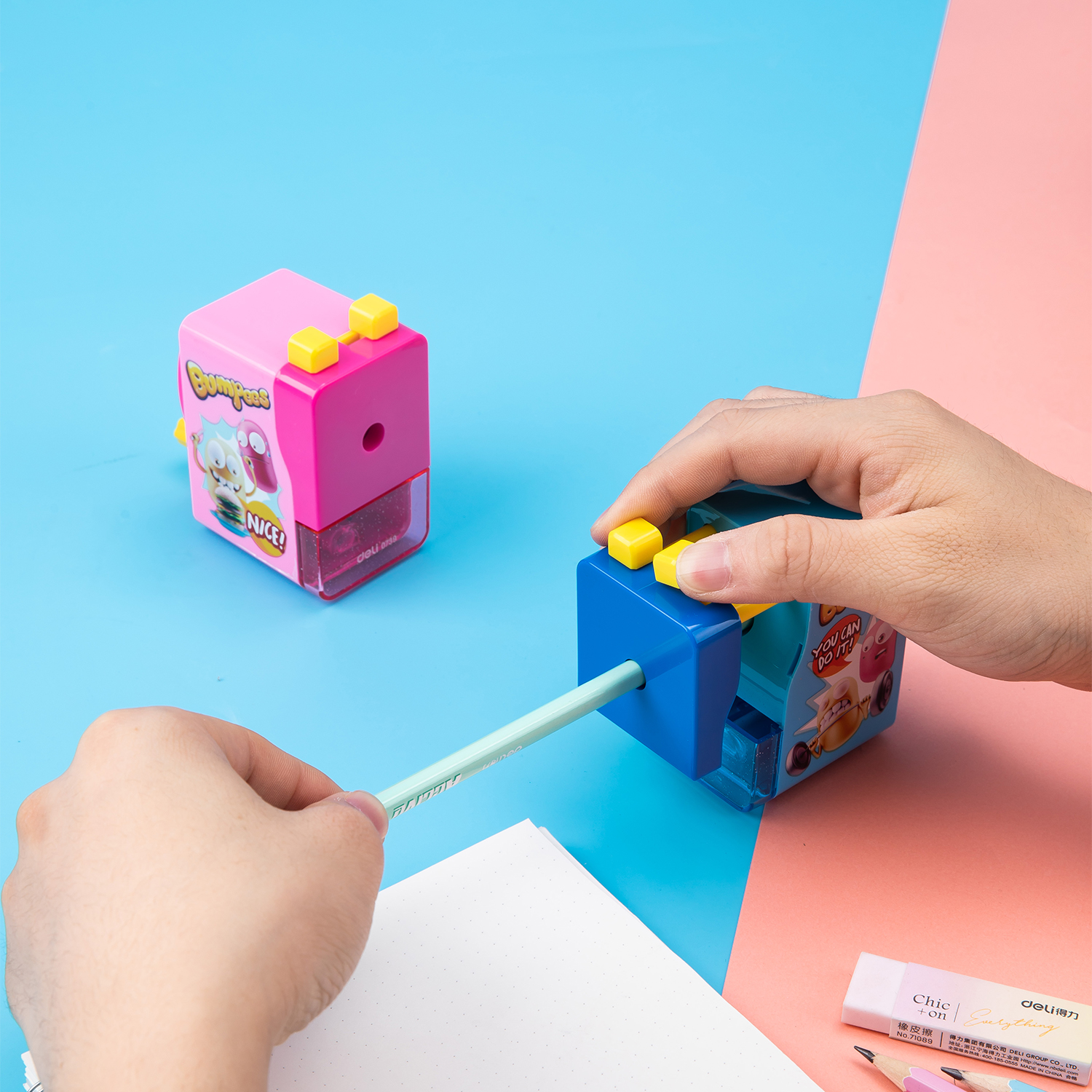 Gọt bút chì tay quay Deli 0739 - Miyou/ Bumbees