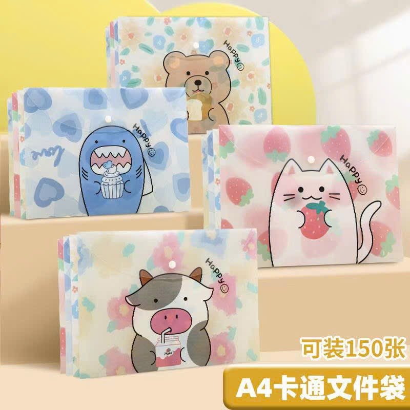 Bìa nút hình A4 nhiều mẫu (12 cái/ xấp mix mẫu)