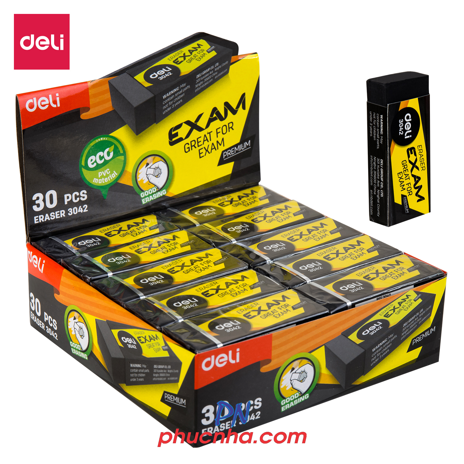 Gôm tẩy đen Deli 3042 for exam (30)