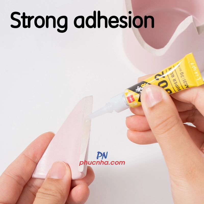 Keo dán sắt 502 Deli A531 3g x 2 (2 chai/vỉ) (6)