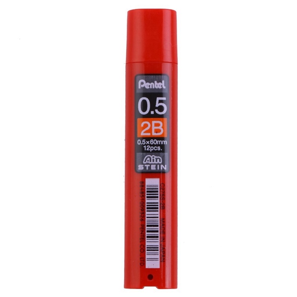 Ngòi chì bấm Pentel Ain Stein C275S 0.5mm 2B (12)