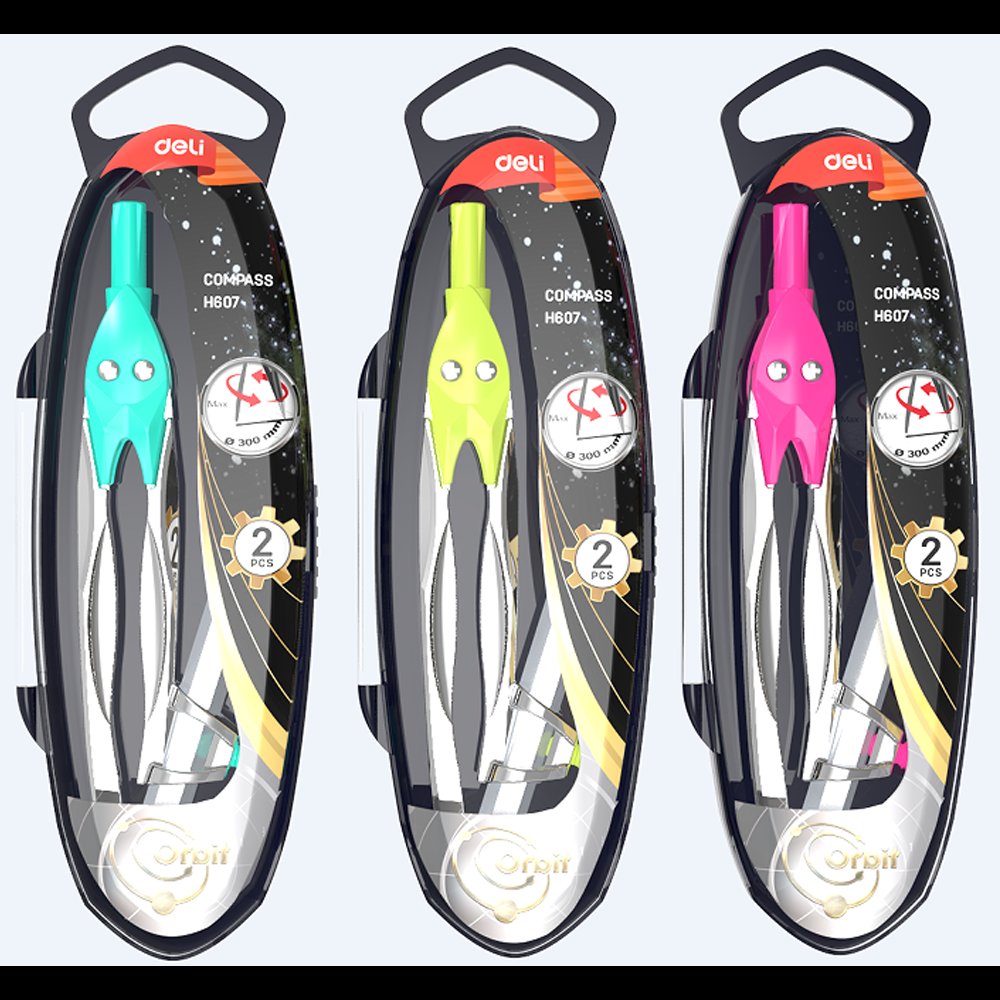 Compa kim loại chì gỗ Deli H606 (12)