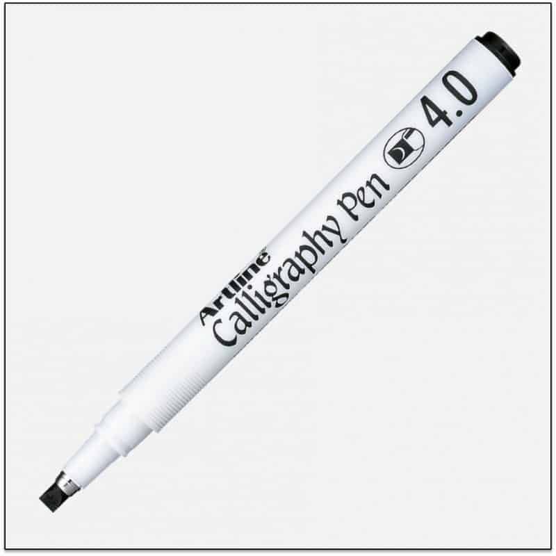 Bút viết thư pháp Artline ngòi dẹp EK-241 / EK-242 / EK-243 / EK-244
