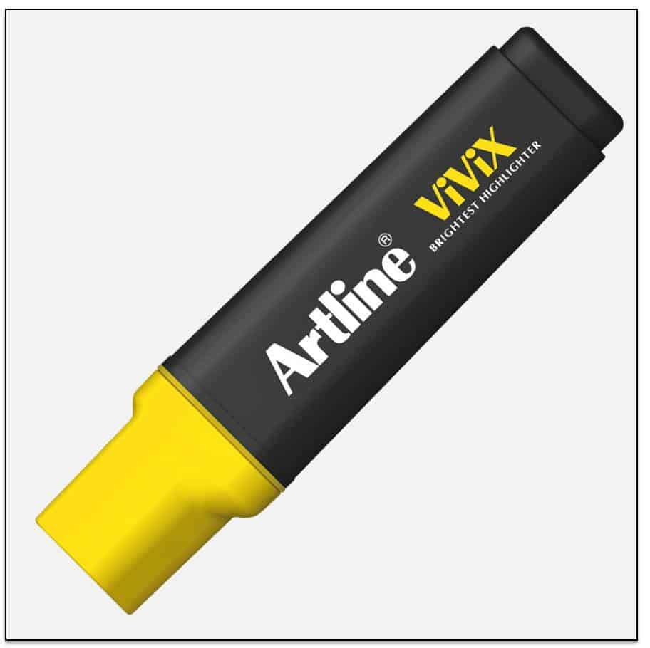 Bút dạ quang Artline EK-670 (mực dạng lỏng siêu nhiều) (12)