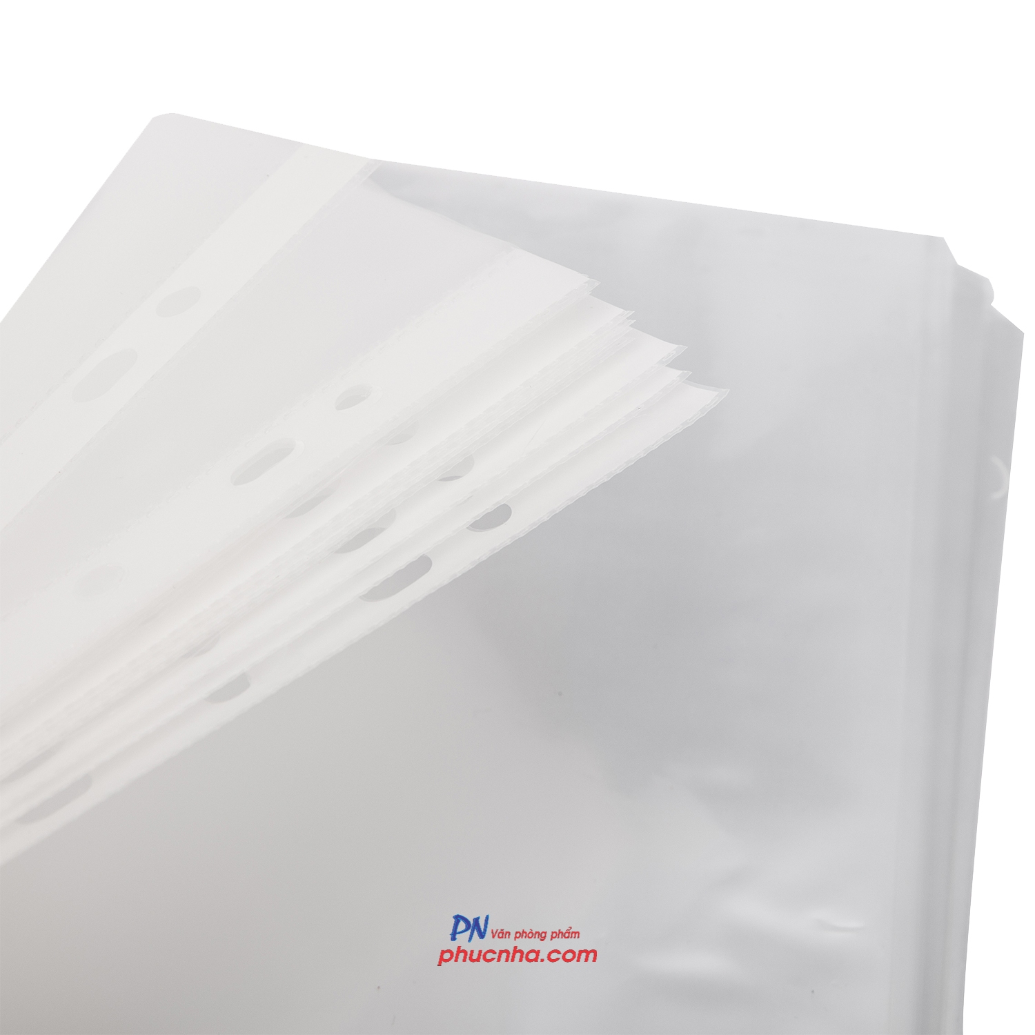 Bìa lỗ Deli F20202 A4 dày 0.06mm (100 cái/ xấp)