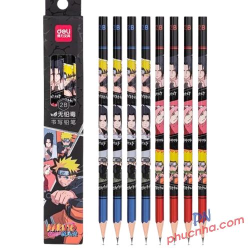 Ngưng bán Bút chì gỗ Deli 58206 Naruto 2B (12)