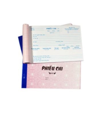 Phiếu chi 2 liên 13x19cm 100 tờ/ 50 bộ (10)