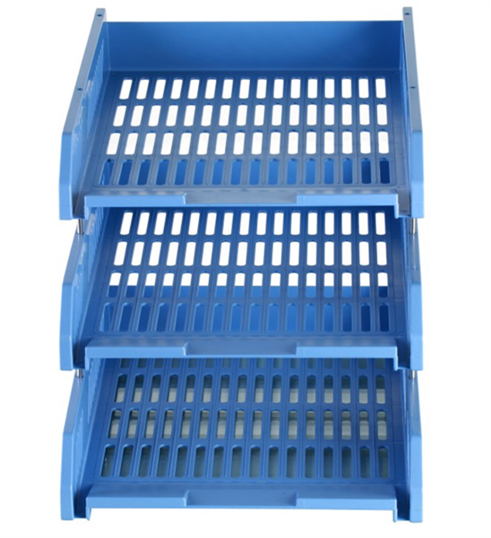 Kệ hồ sơ ráp nhựa 3 tầng A4 chốt sắt Comix B2060