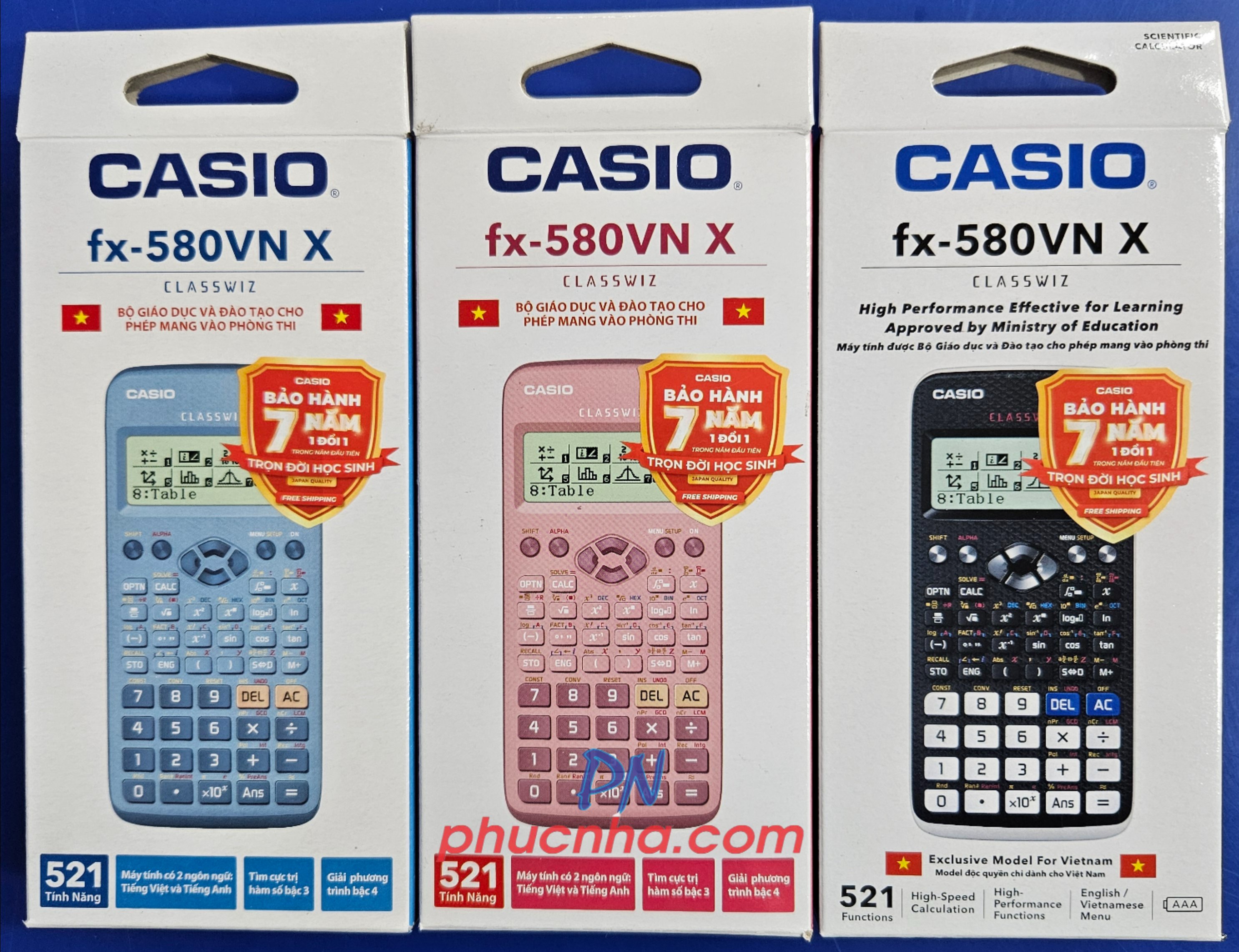 Máy tính Casio Fx-580VN X