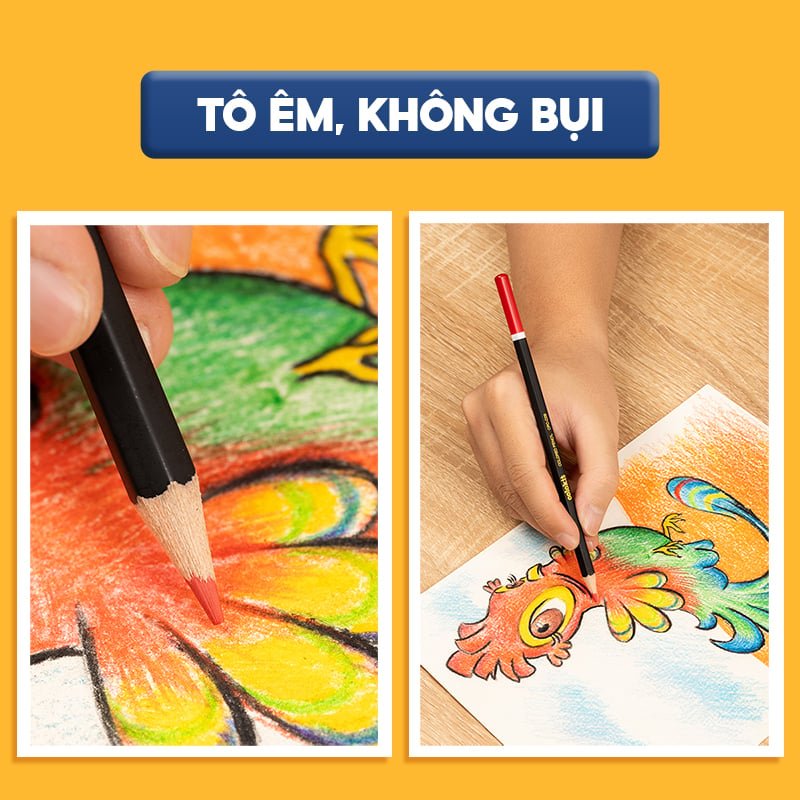 Bút chì màu Thiên Long Colokit CPC-C06 12 màu/ CPC-C08 16 màu