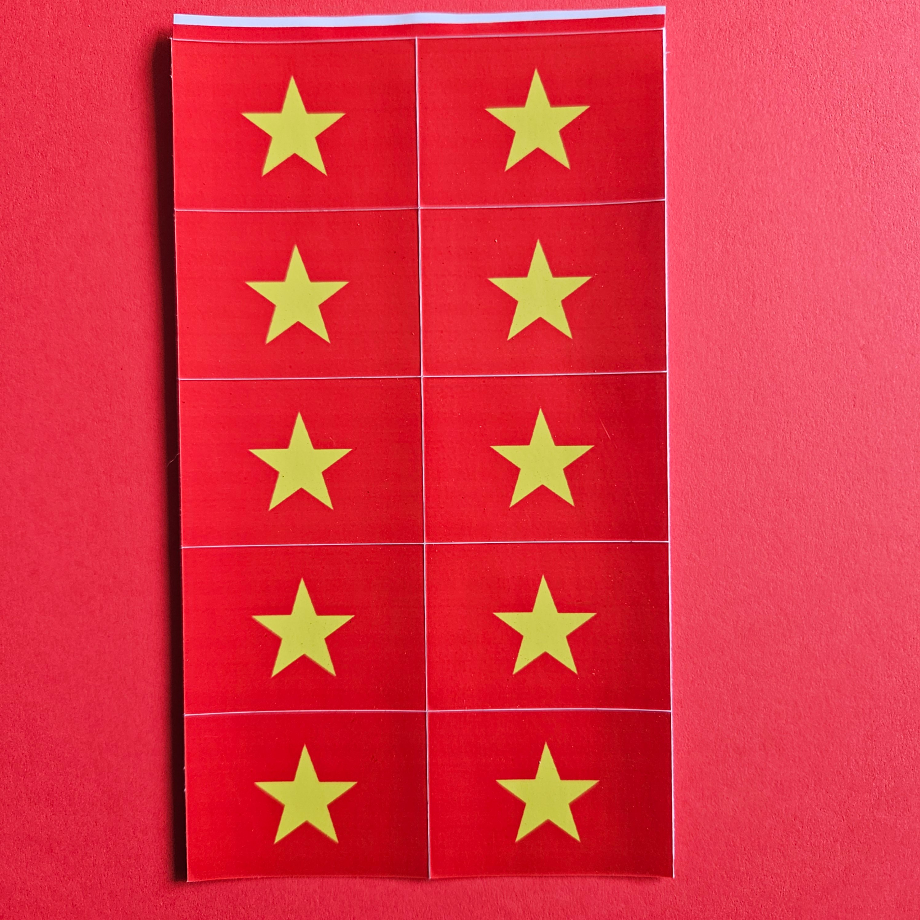 Sticker lá cờ, trái tim Việt nam