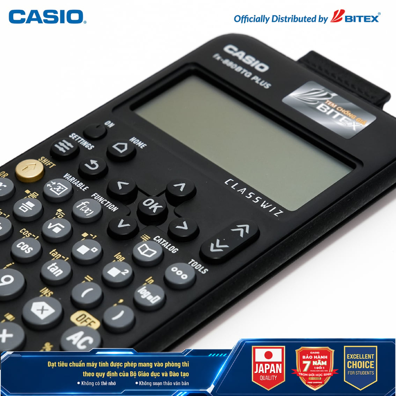 Máy tính Casio Fx-880BTG Plus - Đen/ Trắng/ Hồng/ Xanh lá - Máy tính khoa học, máy tính học sinh