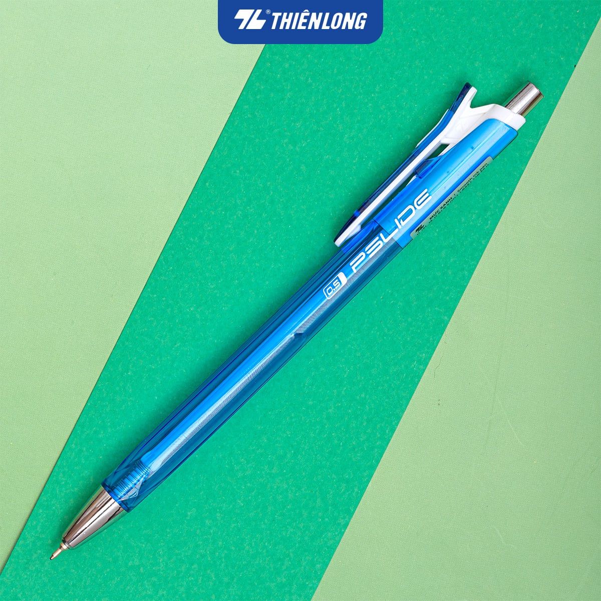 Bút bi Thiên Long GEL-B011 0.5mm (20) - Bút gel bi butter GelB011 Mực xanh/ đỏ/ đen