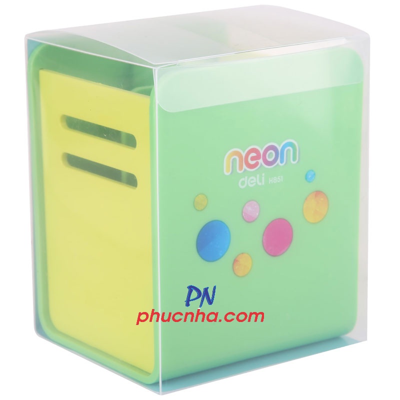Cắm bút Deli H85104 4 ô màu neon