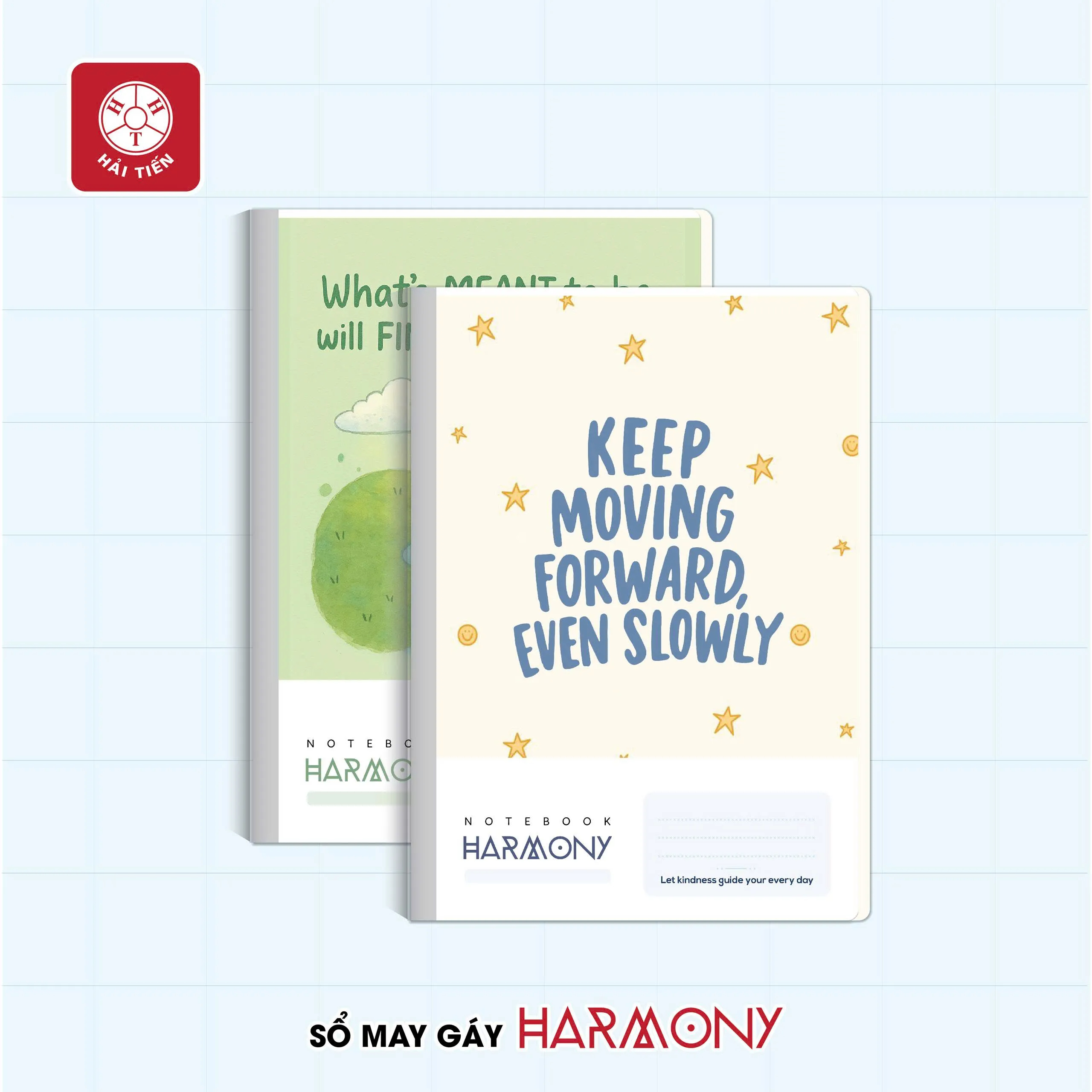 Sổ may gáy Hải Tiến 3590 HARMONY A4 200tr 60gsm, kẻ ngang (5/20)