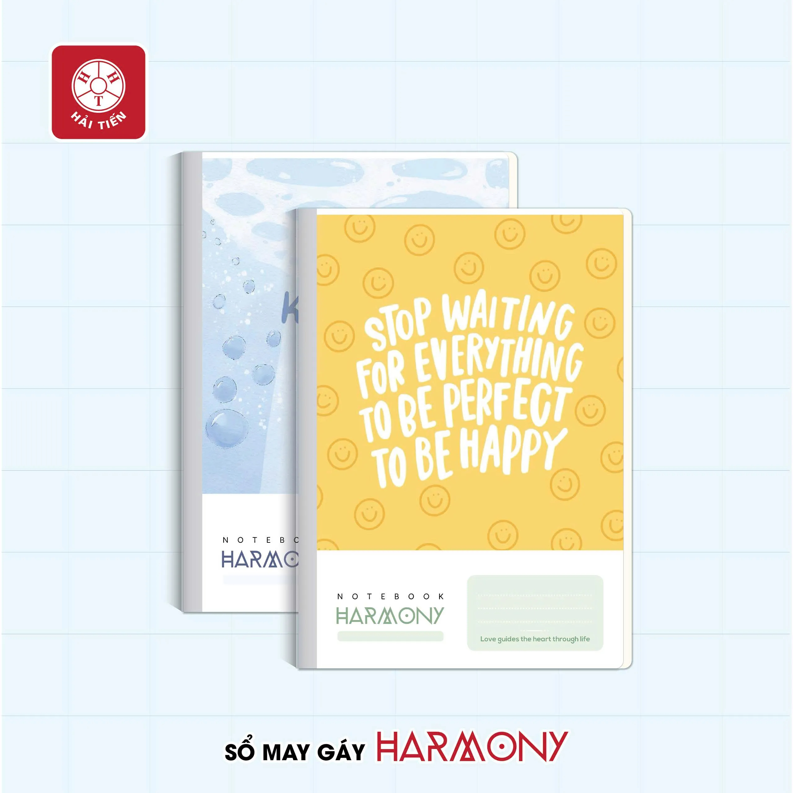 Sổ may gáy Hải Tiến 3590 HARMONY A4 200tr 60gsm, kẻ ngang (5/20)