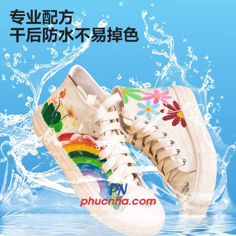 Bút lông màu marker acrylic Deli C199 1 đầu brush mực lỏng - 12 màu/ 24 màu/ 36 màu/ 48 màu