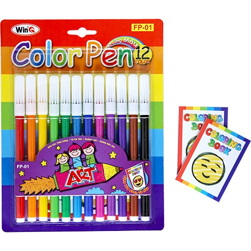 Bút lông màu WinQ FP-01 12 màu