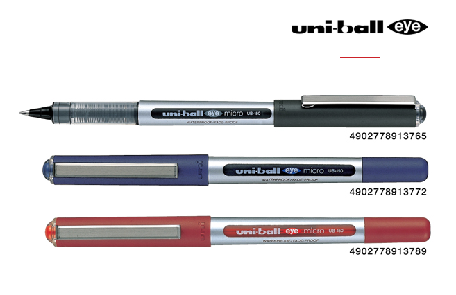 Bút gel Uni-ball UB-150 eye micro roller ball pen, 0.5mm (Chính hãng) (12)