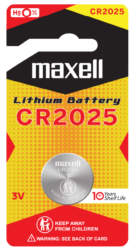Pin Maxell CR2025 3V (1 viên/ vỉ)
