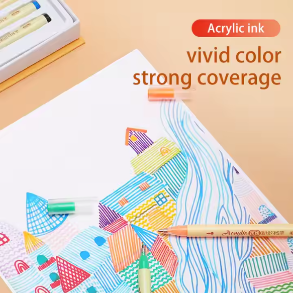 Bút bi gel Acrylic Baoke MP2954 1.0mm (12 màu)