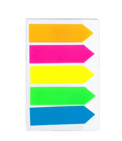 Giấy note nhựa phân trang 5 màu Deli A106 02 mũi tên (24)