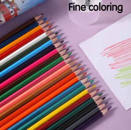 Bút chì màu Deli Super wings lon C00807, C00827, C00837