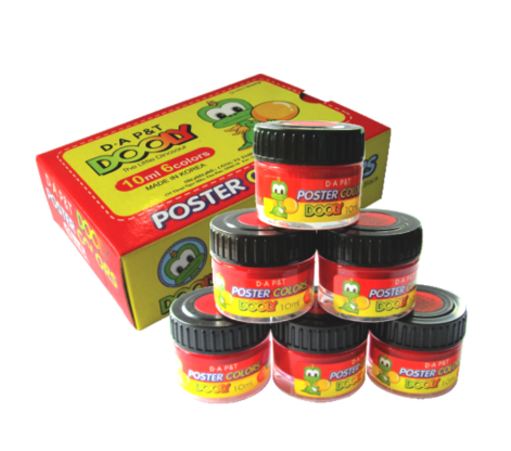 Màu nước poster D.A P&T Dooly lẻ màu (6)