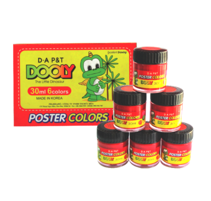 Màu nước poster D.A P&T Dooly lẻ màu (6)