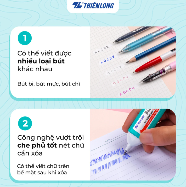 Bút xóa nước Thiên Long CP-02 12ml (10/240)