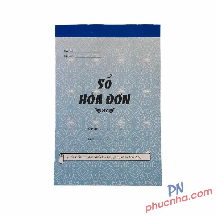 Sổ hóa đơn bán lẻ 2 liên 16x20cm A5 100 tờ/ 50 bộ, có đế (10)