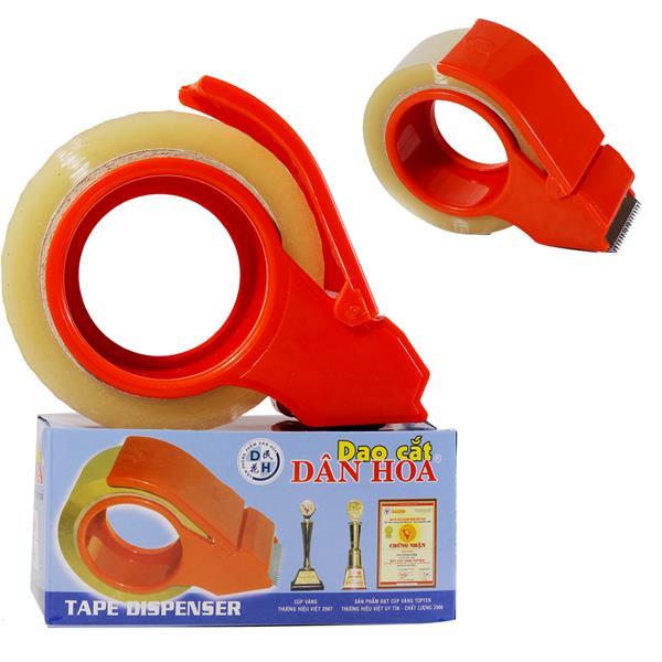 Dao cắt băng keo nhựa cầm tay Dân Hoa 5cm/ 6cm/ 7cm (100)