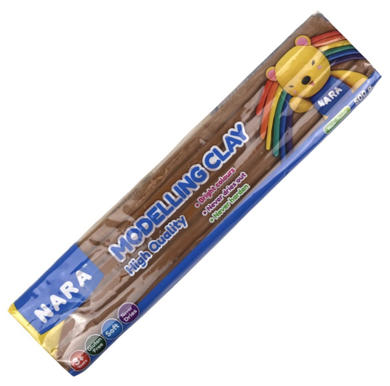 Đất sáp nặn Kiddy Clay NARA PO-500 túi 500gr (11 màu)