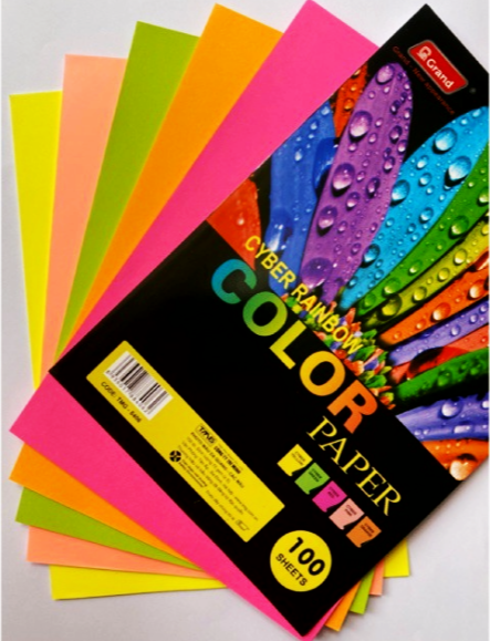 Giấy ford, photo màu dạ quang A4 Grand  TMG-8410 75gsm