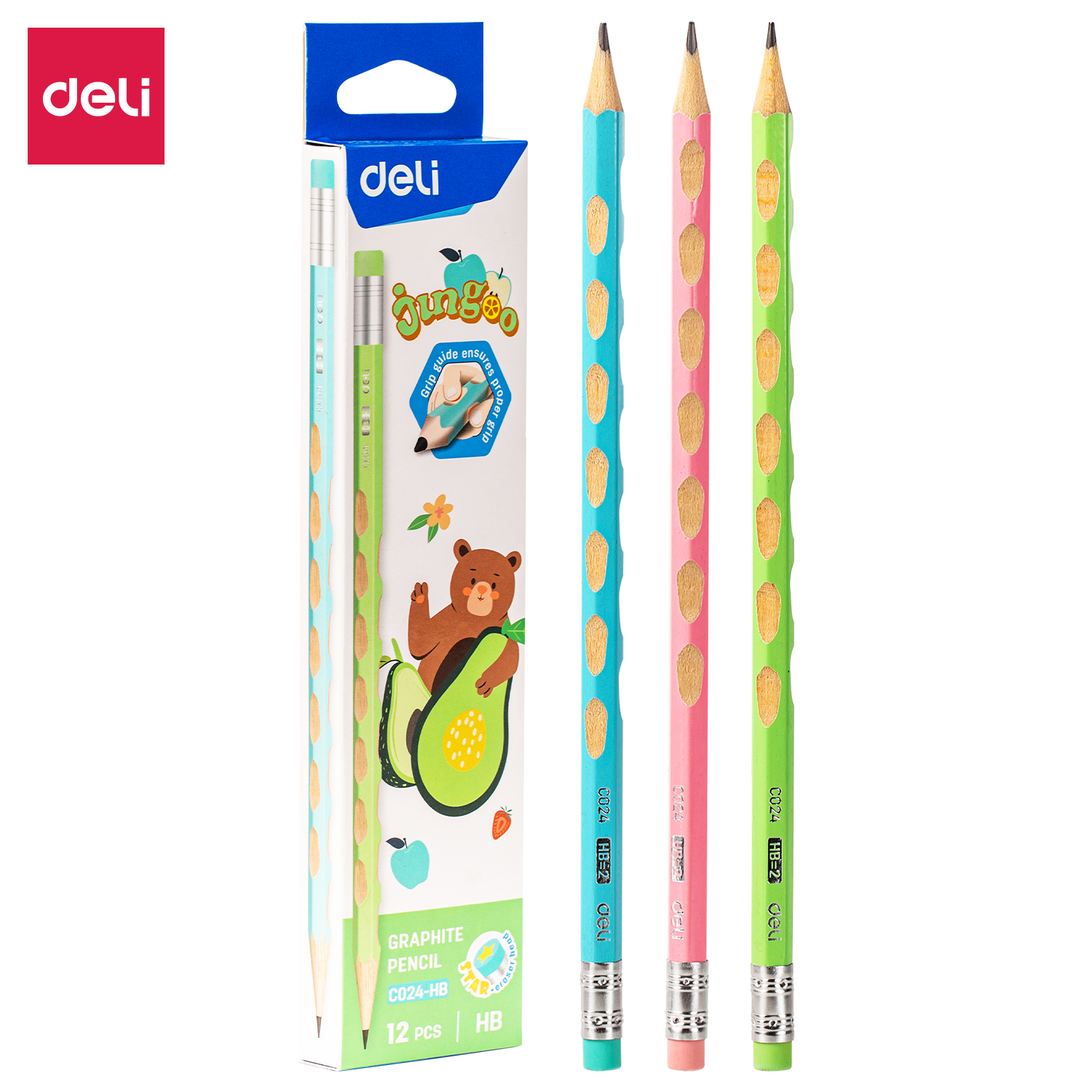 Bút chì gỗ Deli C024 HB (12)