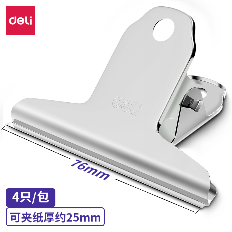 Kẹp inox Deli 9533 76mm, 9532 102mm, 9531 145mm