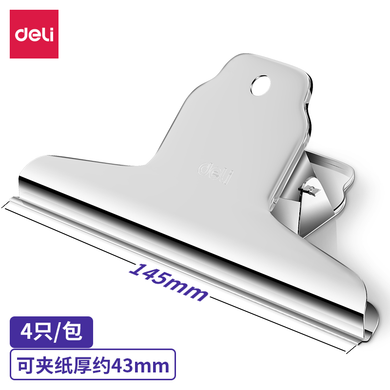 Kẹp inox Deli 9533 76mm, 9532 102mm, 9531 145mm