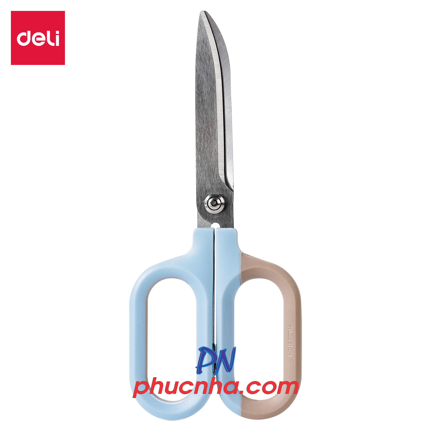 Ns056 Keycode Kéo văn phòng Deli NS056 cao cấp 155mm (12)
